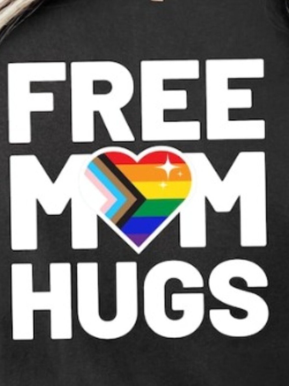 Free Mom Hugs T-shirt, Rainbow Gay Pride Shirt - Picture 2 of 4